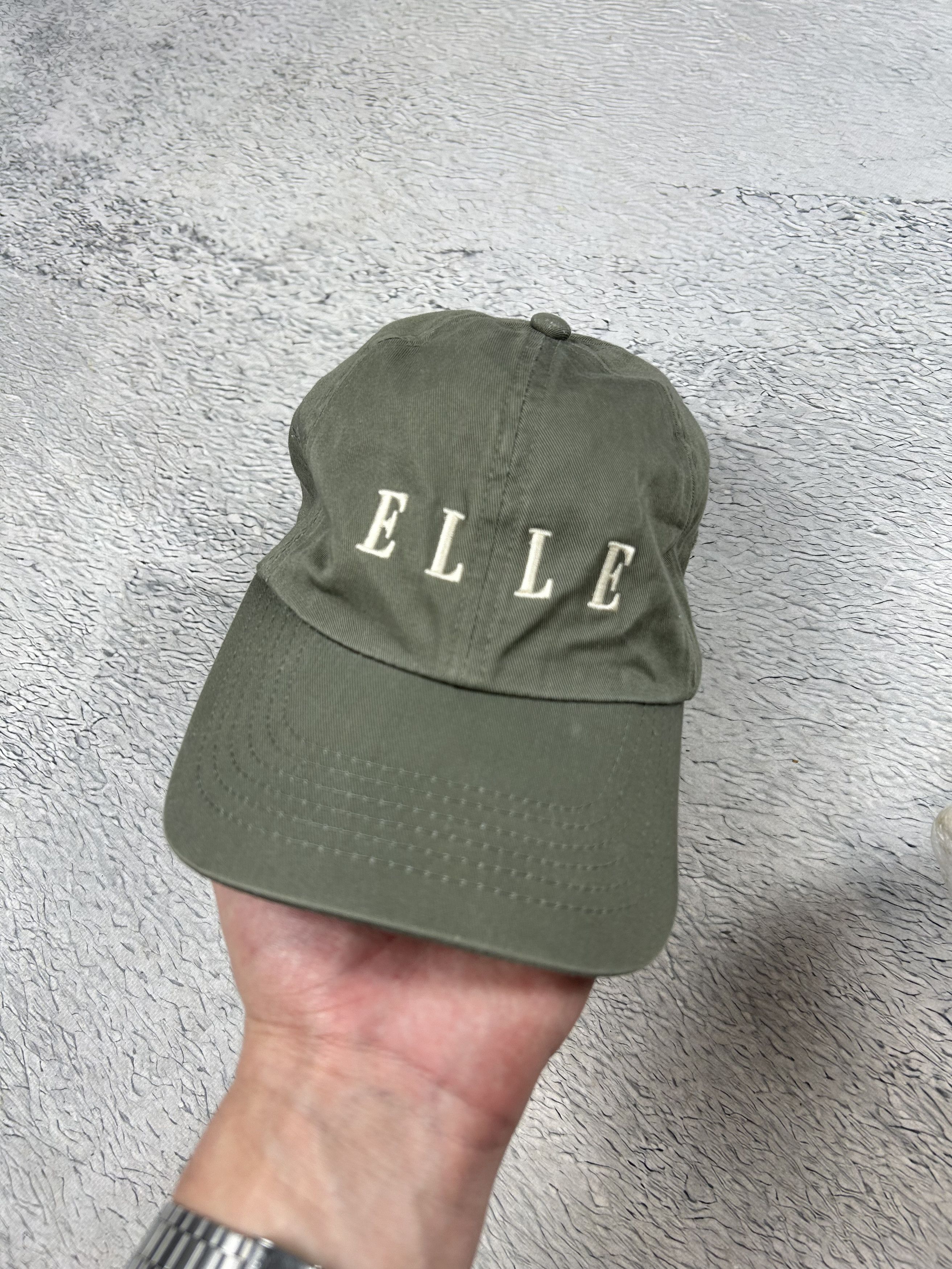 Designer × Japanese Brand Elle Paris Cap green Center Logo oldmoney Paris designer Size ONE SIZE - 4 Thumbnail