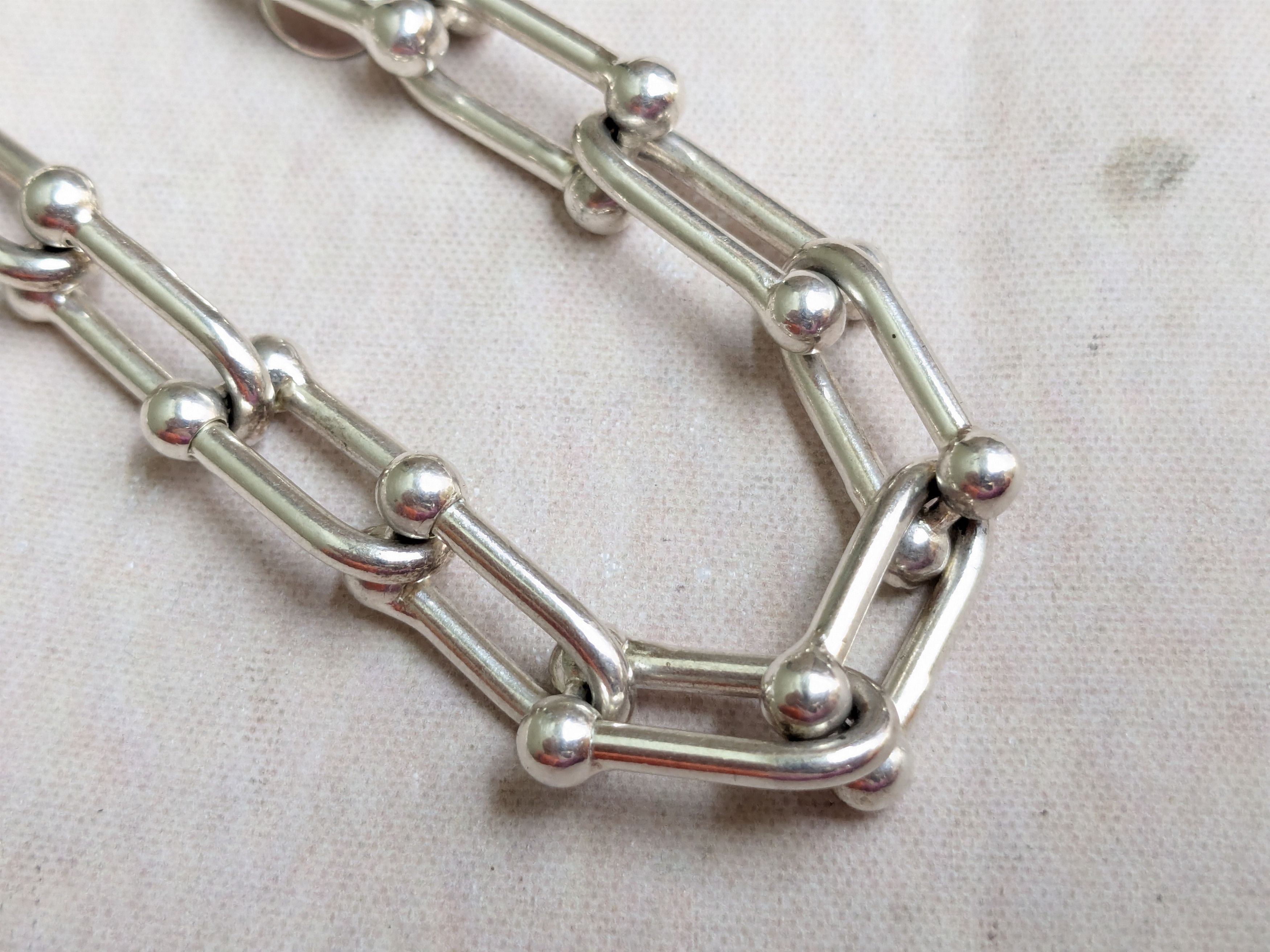 Jewelry × Vintage Horsebit Bracelet Silver Plated Bronze Italy Vintage 7.25" Size ONE SIZE - 6 Thumbnail