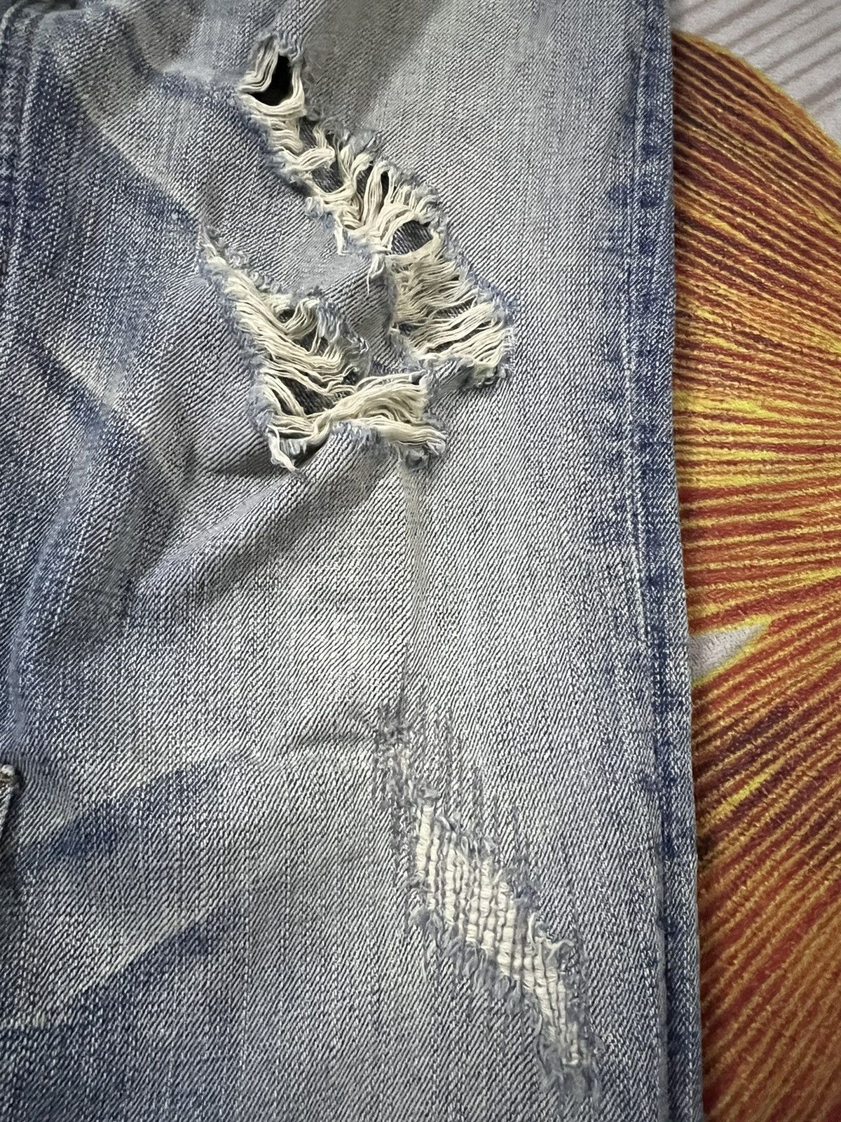 If Six Was Nine × Japanese Brand × Seditionaries HUNDREDCLUB SEARCH AND DESTROY ANARCHY DISTRESSED JEANS Size US 28 / EU 44 - 6 Thumbnail
