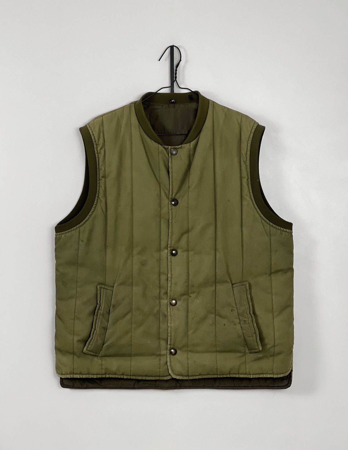 Barbour Vest Mens Vintage Trekker Waist Coat 80s Military