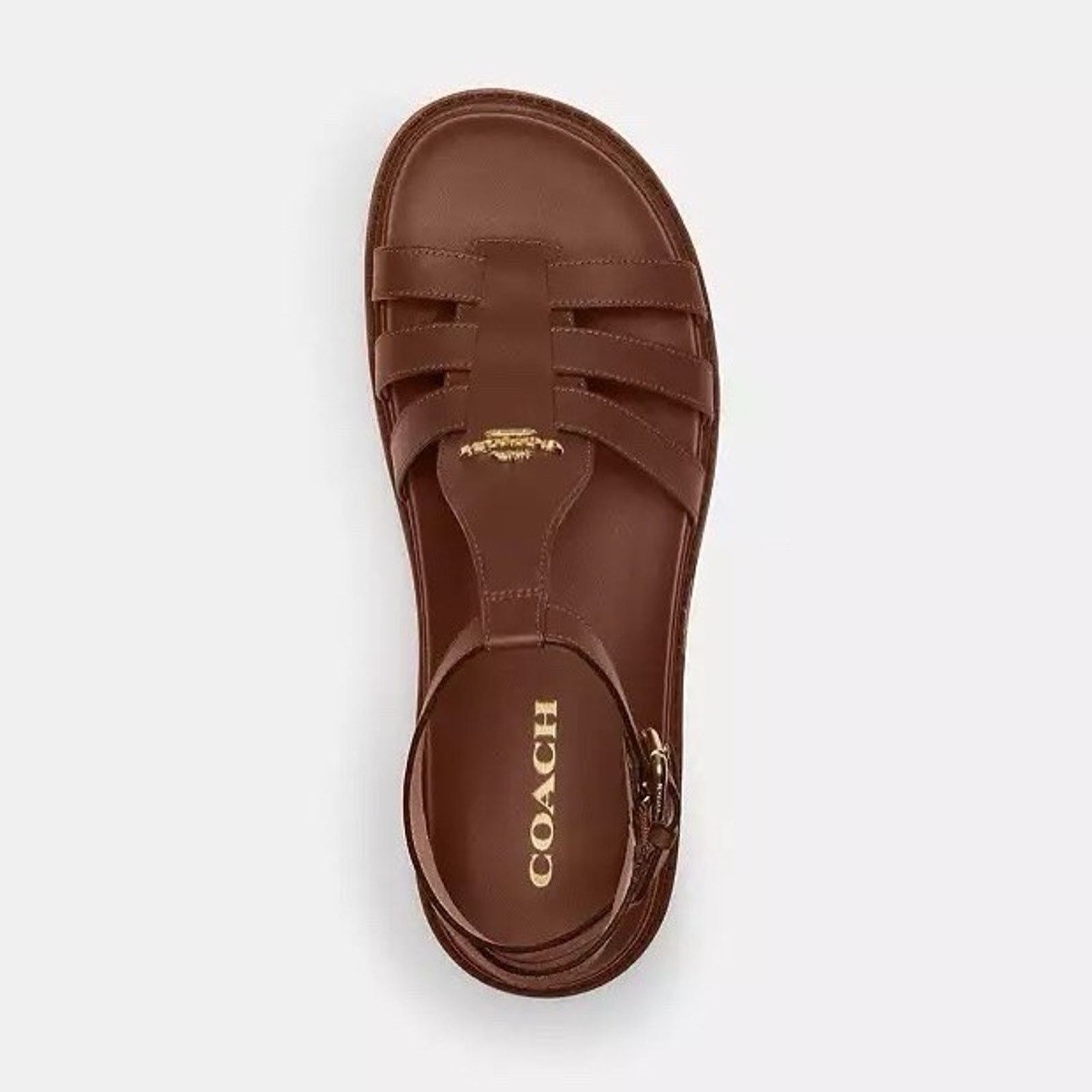 Coach NWT Coach Franny Sandal Cr866 Dark Saddle us6.5 Size US 6.5 / IT 36.5 - 7 Thumbnail