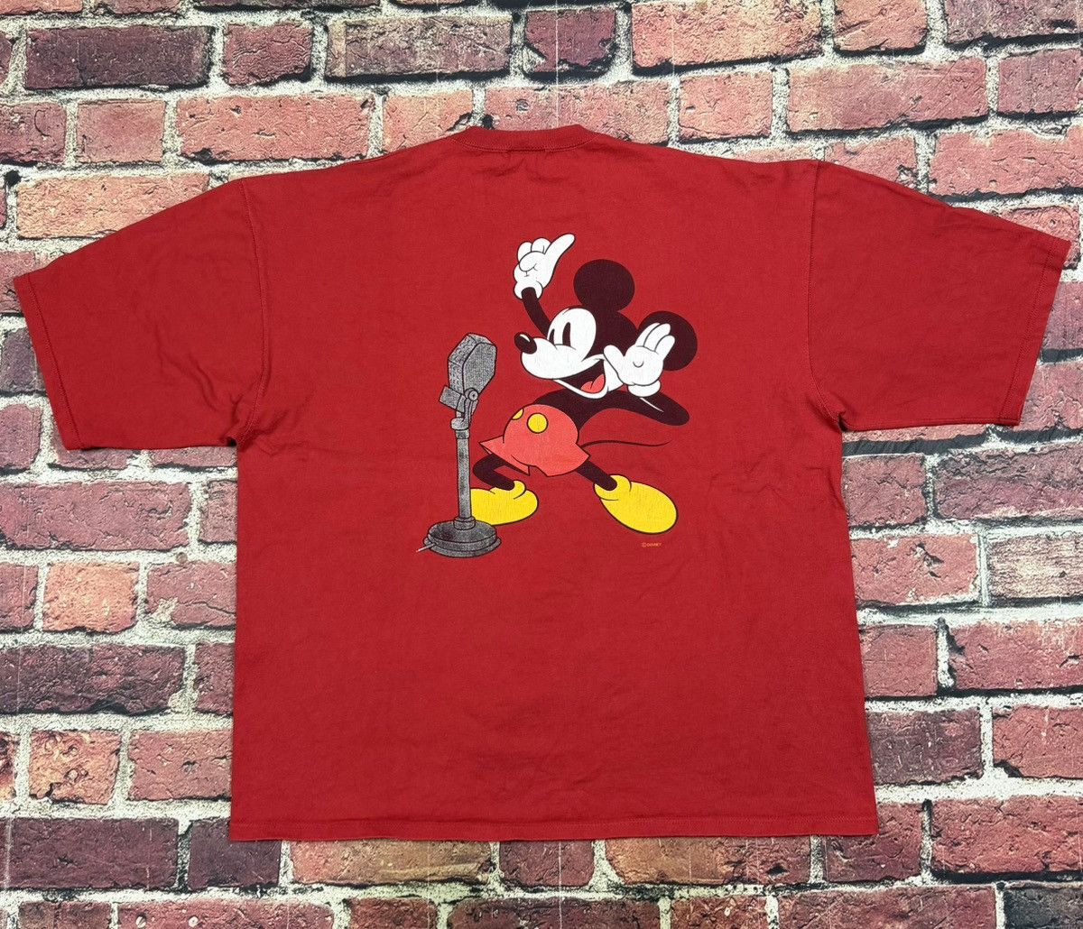 Disney Vintage Disney Mickey Mouse Tee Singing Cartoon 90s Genus Size US XL / EU 56 / 4 - 1 Thumbnail