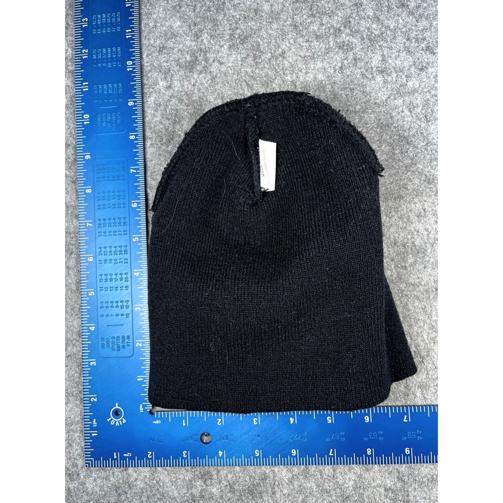 Vintage Yupoong Beanie Mens One Size Black Knit Murray Soccer Logo Winter Sports Hat Size ONE SIZE - 6 Thumbnail