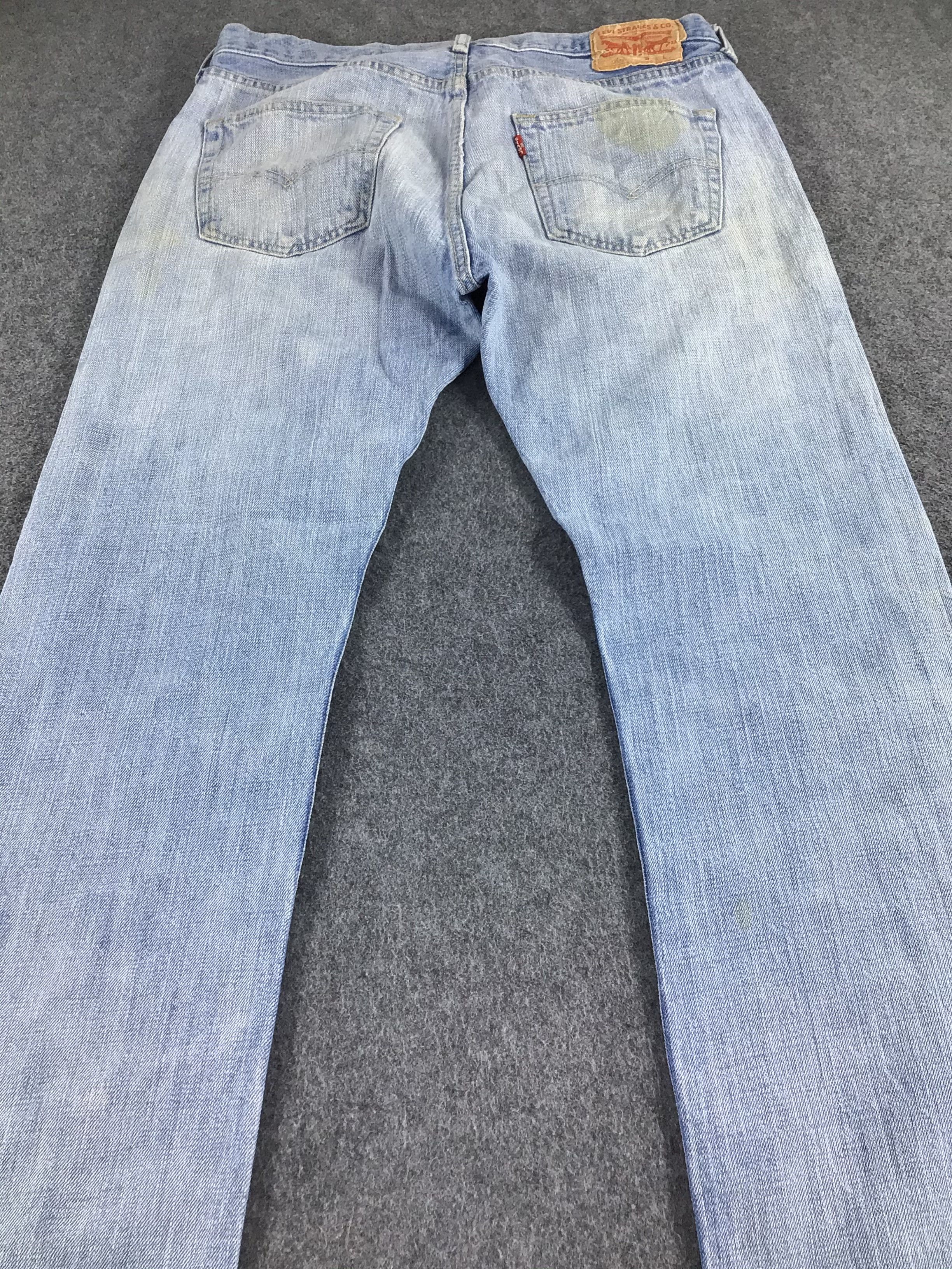 Levi's Levis 501 Jeans Faded Blue Denim -J318 Size US 33 - 4 Thumbnail