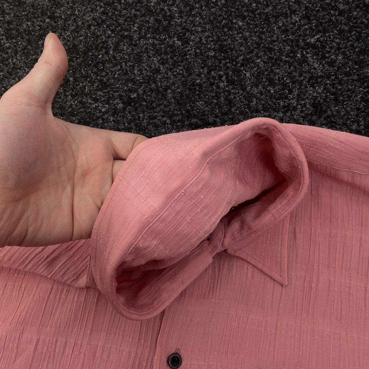 VERSACE VINTAGE PINK BUTTON UP SHIRT 90s
