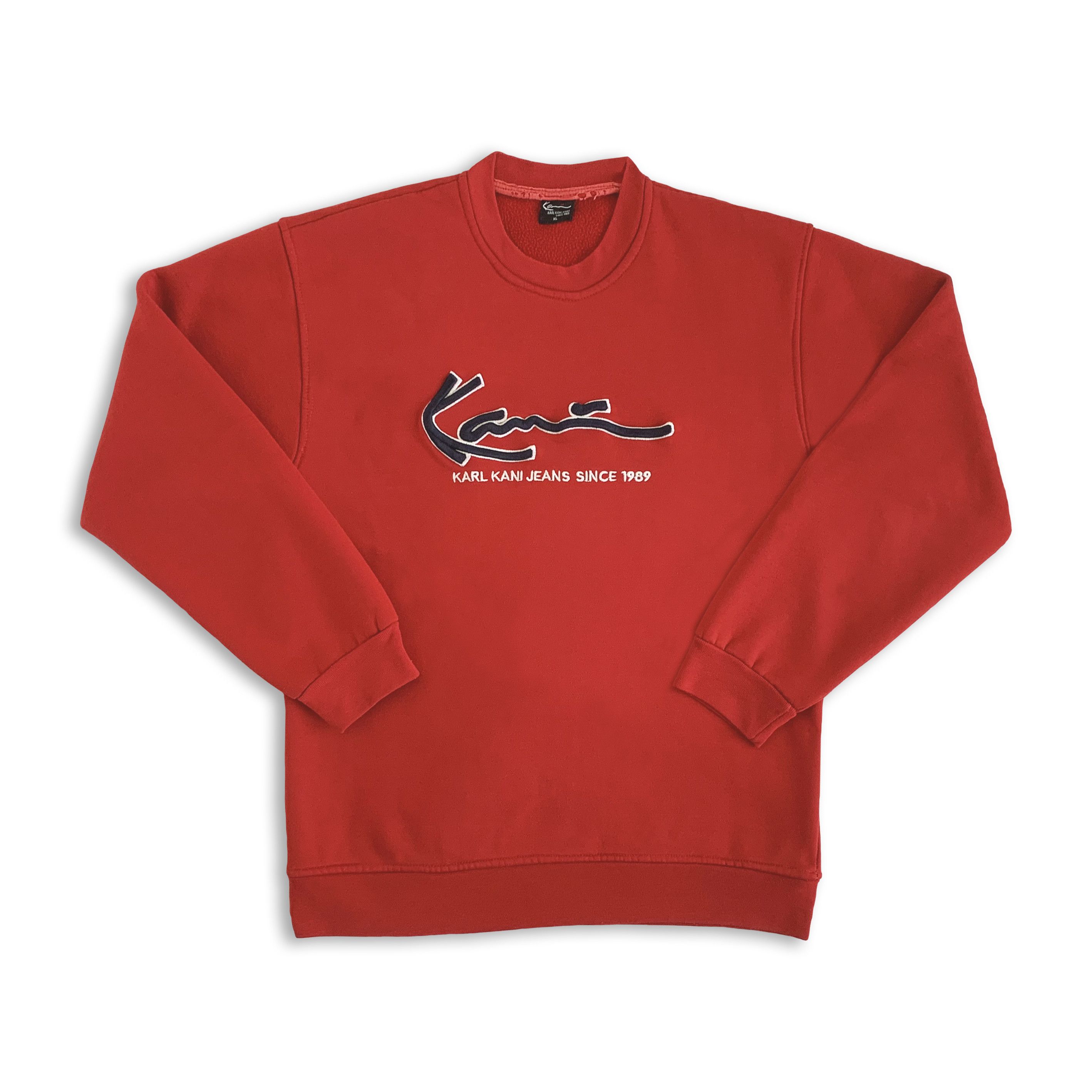 Other Vintage 90s KARL KANI Sweatshirt Crewneck Signature Hip Hop Size US M / EU 48-50 / 2 - 2 Thumbnail