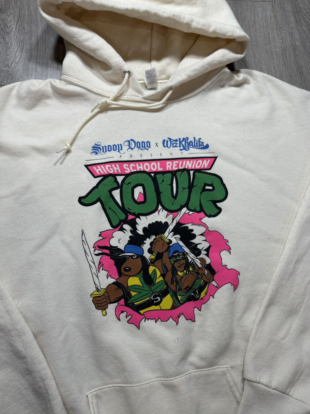 Rap Tees Snoop Dogg Wiz Khalifa High School Reunion TMNT Tour Hoodie Size US XXL / EU 58 / 5 - 3 Thumbnail