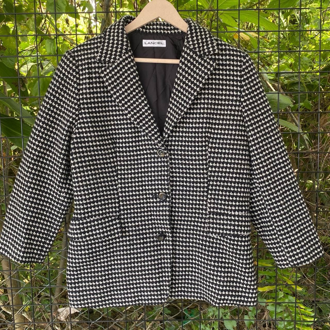 Lancel × Vintage Vintage Lancel Wool Coat Jacket Size M / US 6-8 / IT 42-44 - 2 Thumbnail