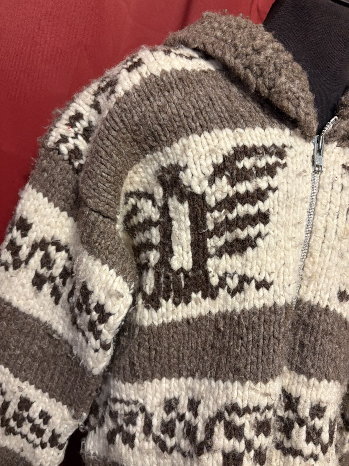 Vintage Vintage Thunderbird Cowichan Sweater Jacket 80’s Wool Size US XXL / EU 58 / 5 - 4 Thumbnail