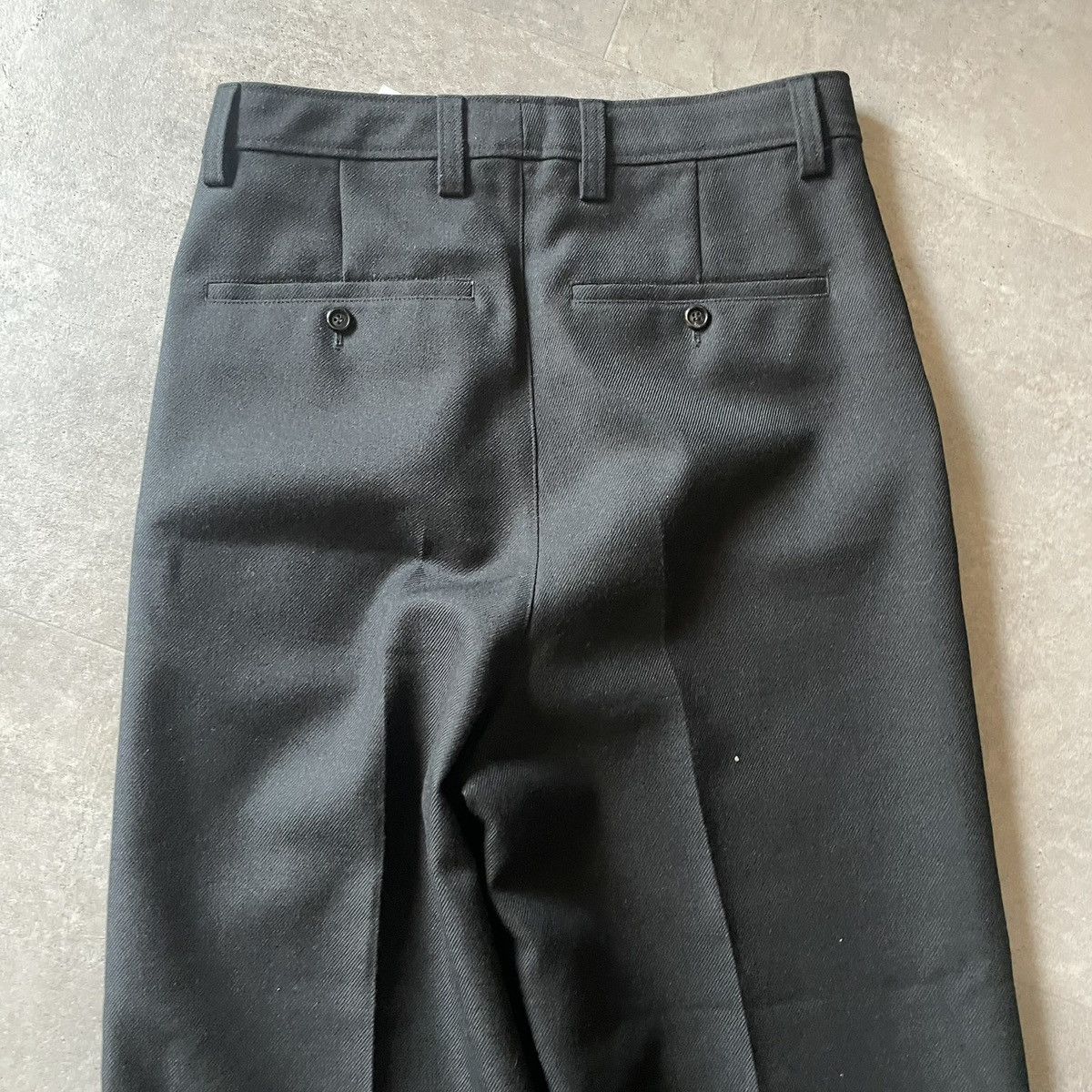 AMI Ami Paris Wide Leg Pleated Trousers Size US 31 - 6 Thumbnail