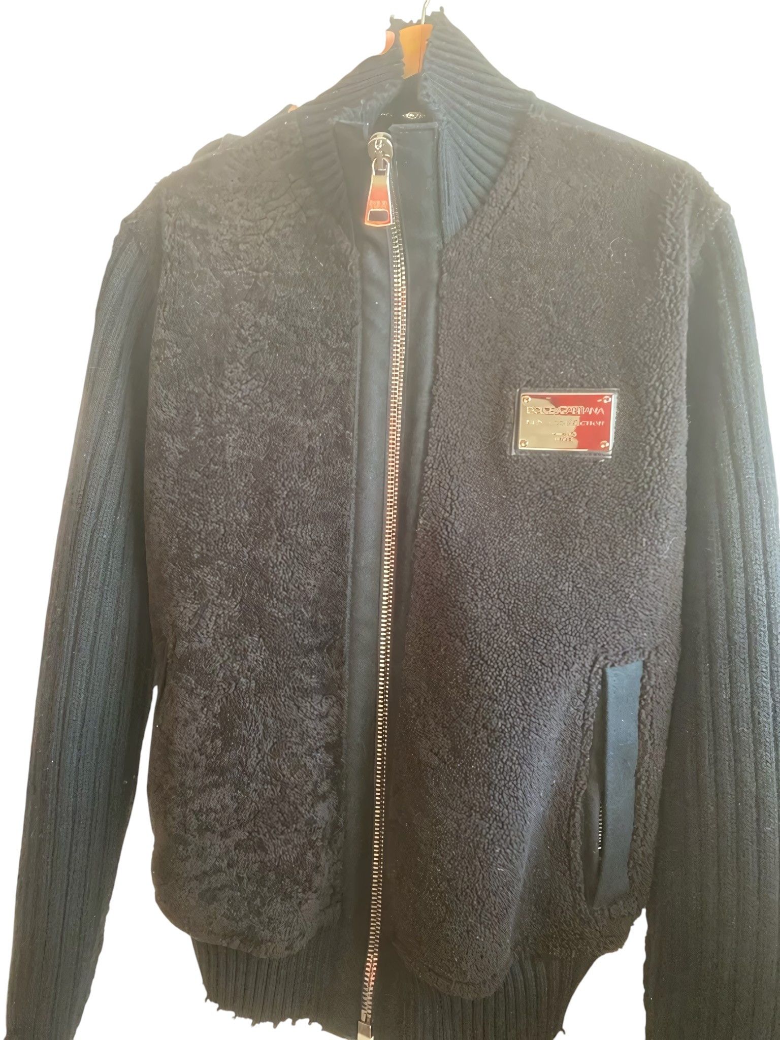 Dolce & Gabbana LAMBSKIN SHEARLING WOOL JACKET Size US L / EU 52-54 / 3 - 2 Thumbnail