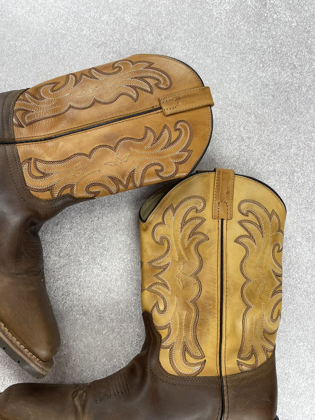 Dan Post Dan Post Ferrier Western Cowboy Leather Boots Size 10 Size US 10 / EU 43 - 6 Thumbnail