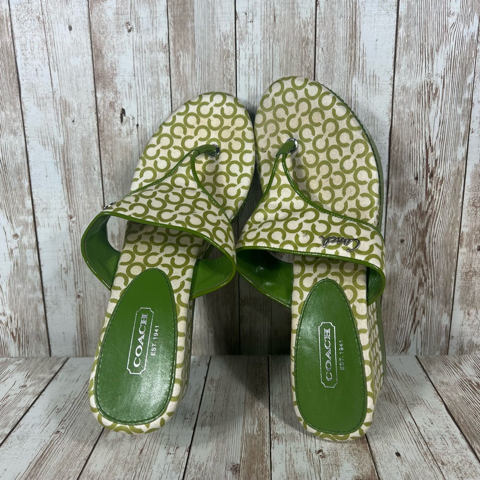 Coach Coach Felicia wedge sandals Womens 7 Size US 7 / IT 37 - 6 Thumbnail