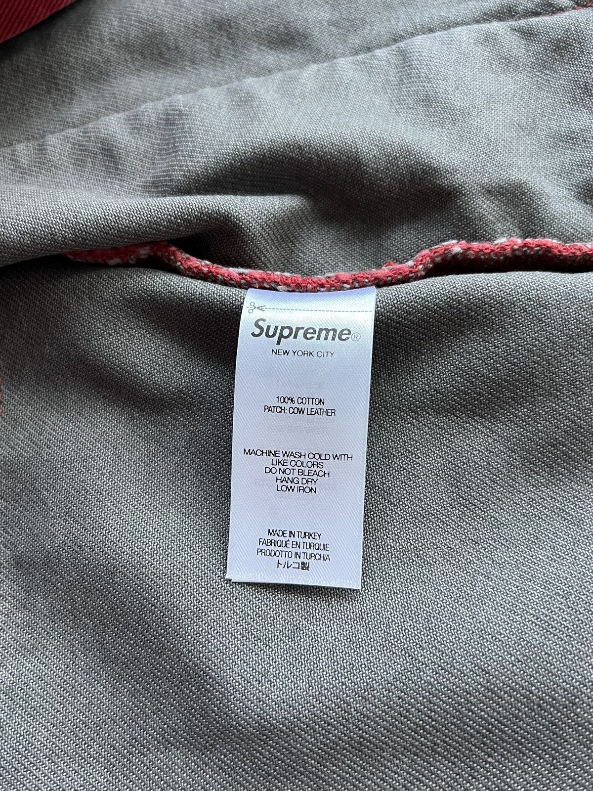 Supreme Supreme 2-Tone Paneled Denim Jacket “Red” Large Size US L / EU 52-54 / 3 - 14 Thumbnail