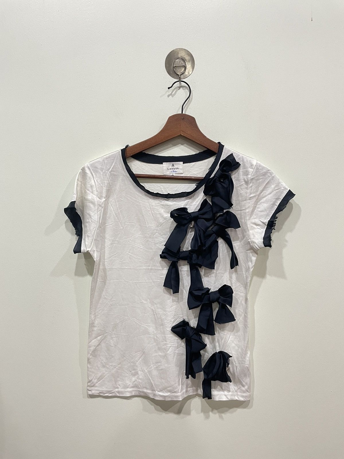 Lanvin Lanvin ruffled Tshirt Size XS / US 0-2 / IT 36-38 - 1 Thumbnail