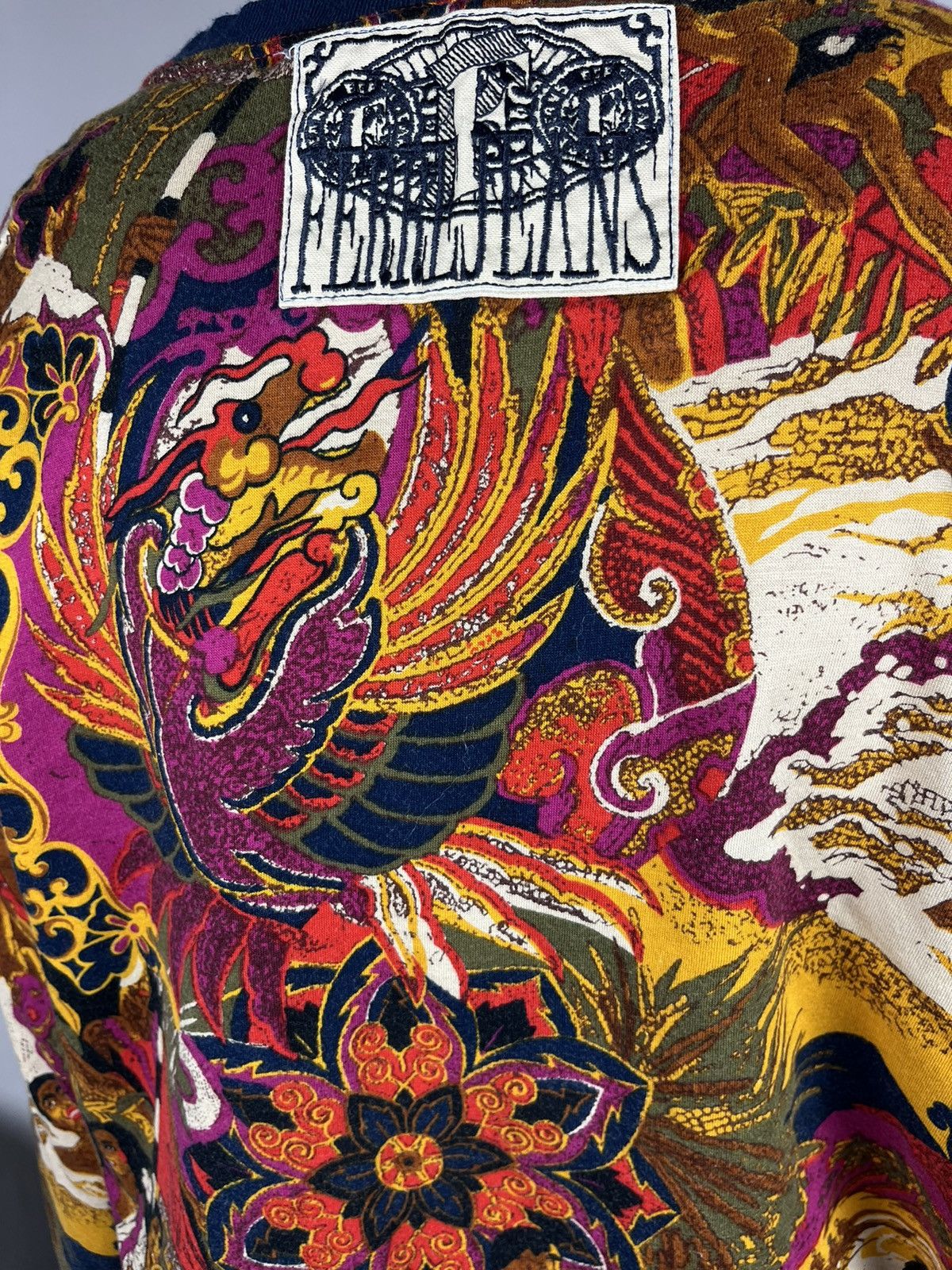 Gianfranco Ferre Vintage GF Ferre Jeans Dragon Japanese Vintage Long Sleeve Size L / US 10 / IT 46 - 3 Thumbnail