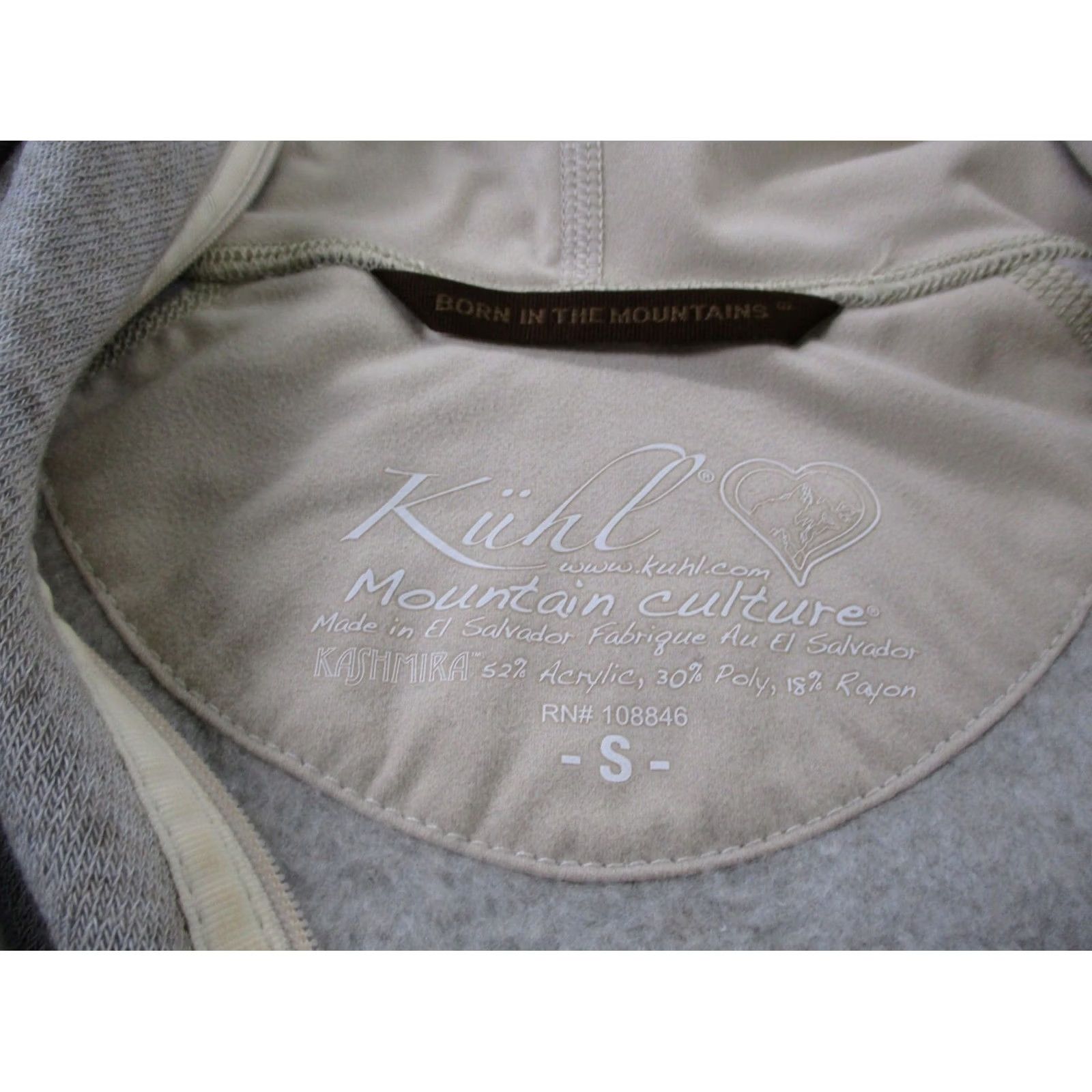Vintage Kuhl Jacket Women S Gray Hoodie Jacket Size S / US 4 / IT 40 - 6 Thumbnail