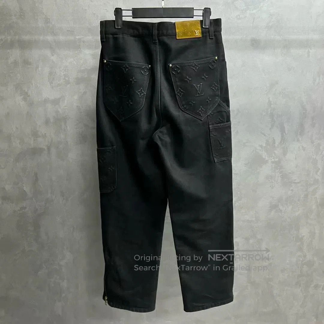 Louis Vuitton black loose. Size US 30 / EU 46 - 2 Thumbnail