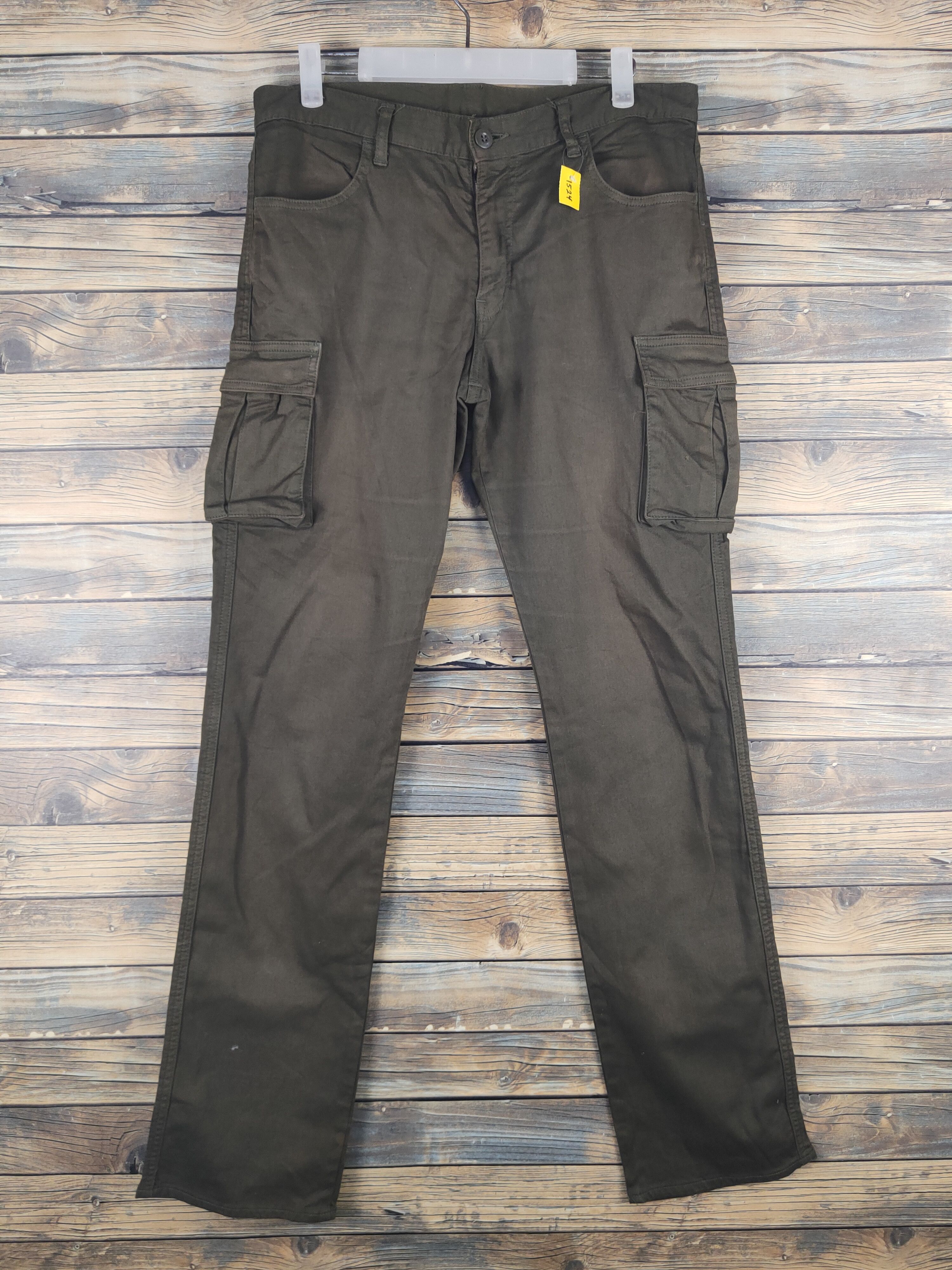 Japanese Brand DL Japanese Brand Brown Multipocket Cargo Pants #1524 Size US 33 - 1 Thumbnail