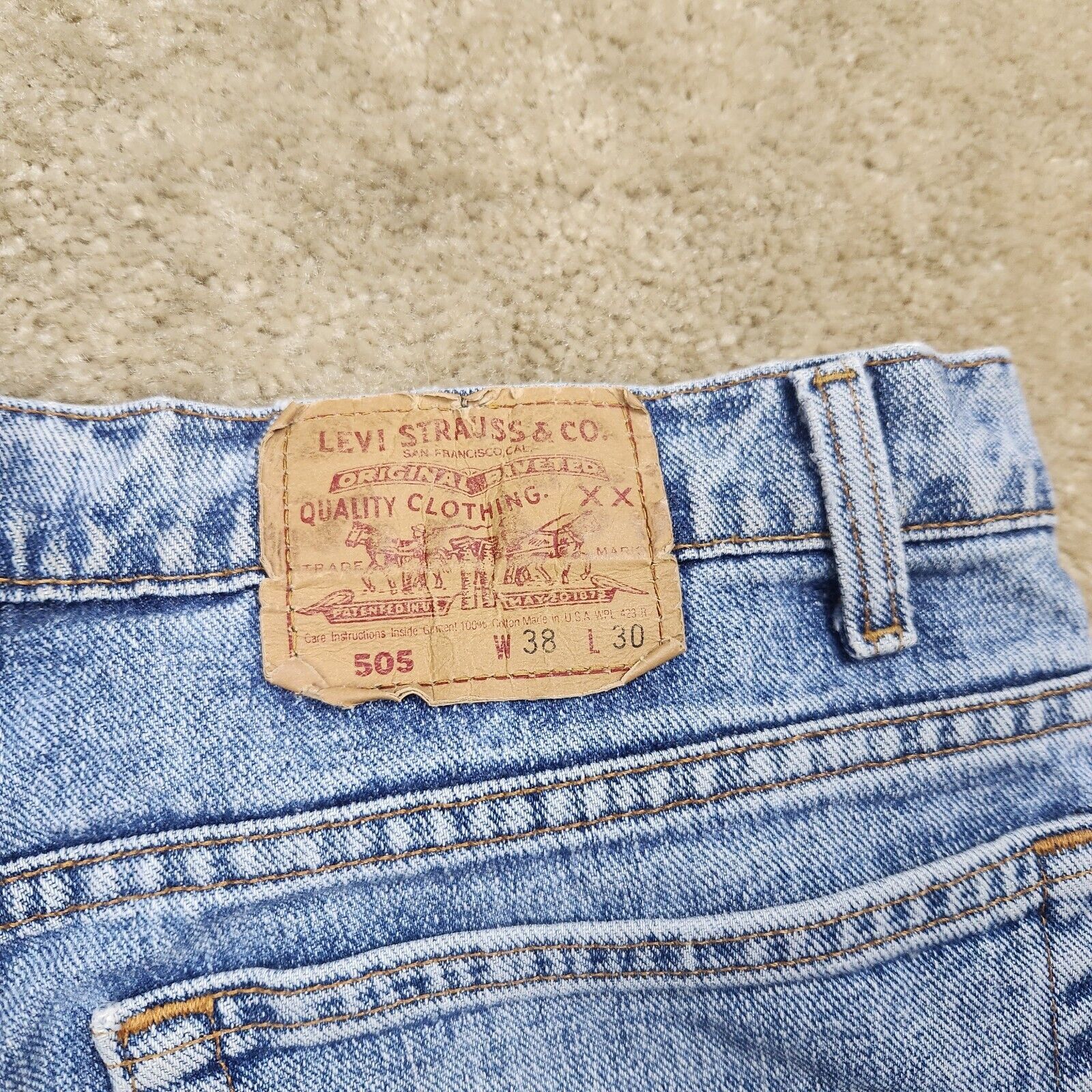 Levi's Levi's Vintage 505xx 92 USA Jeans Men's Size 38x30 #730 Size US 38 / EU 54 - 6 Thumbnail