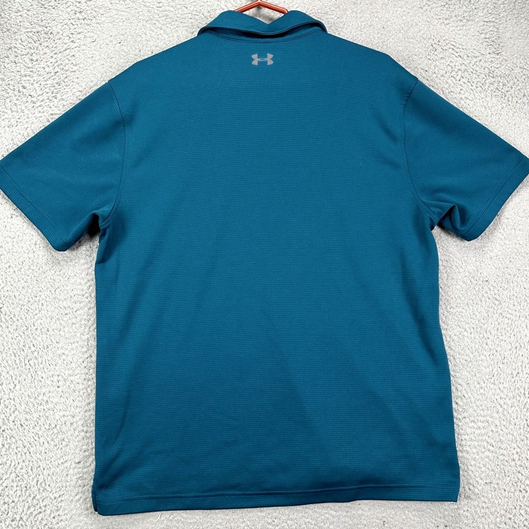Under Armour Under Armour Polo Shirt Mens Large Turquoise Rugby Performance Logo Heat Gear Adult Casual Outdoor Golfing Size US L / EU 52-54 / 3 - 3 Thumbnail
