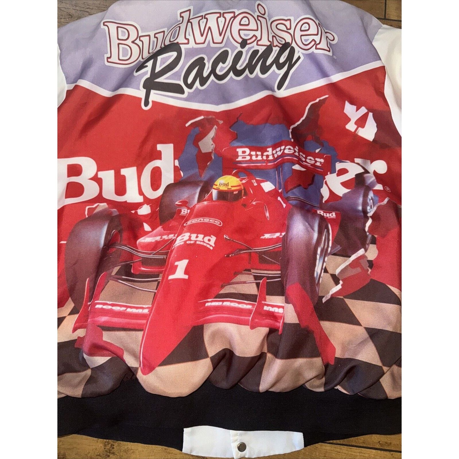 Chalk Line × Vintage Chalk Line Budweiser Racing Jacket XL 25x25 90s Made In USA Size US XL / EU 56 / 4 - 8 Thumbnail