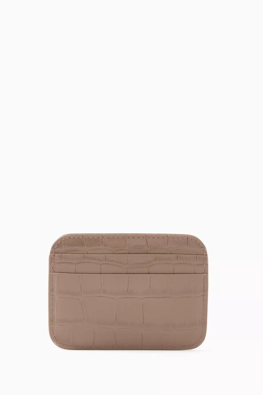 Balenciaga o1mt1gz0724 Size: OS / Cash Mini Wallet Dark Mink / Grey Size ONE SIZE - 2 Thumbnail