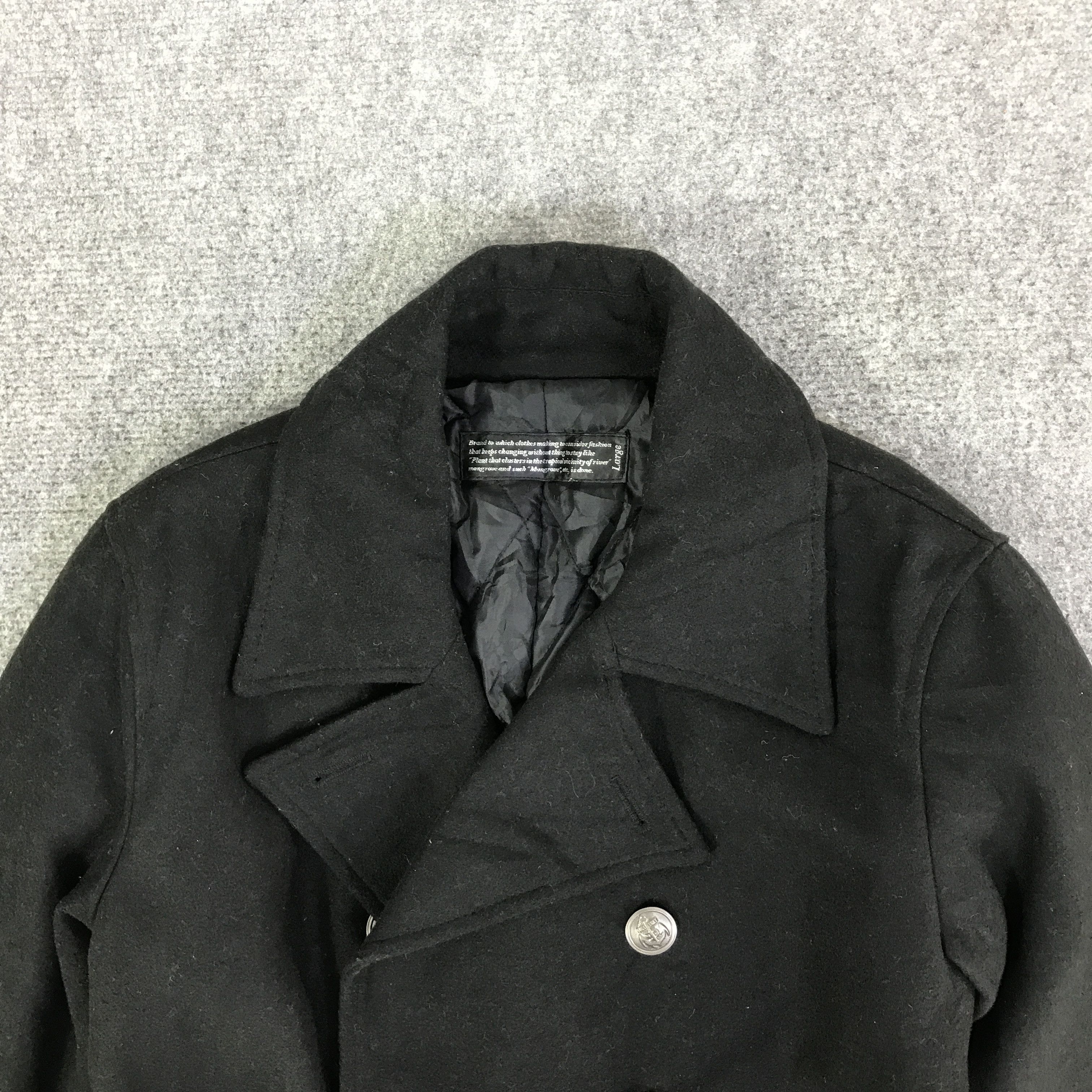 Japanese Brand SHANGHAI MARRY DOUBLE BRESTED WOOL JACKET K106B9 Size US L / EU 52-54 / 3 - 2 Thumbnail