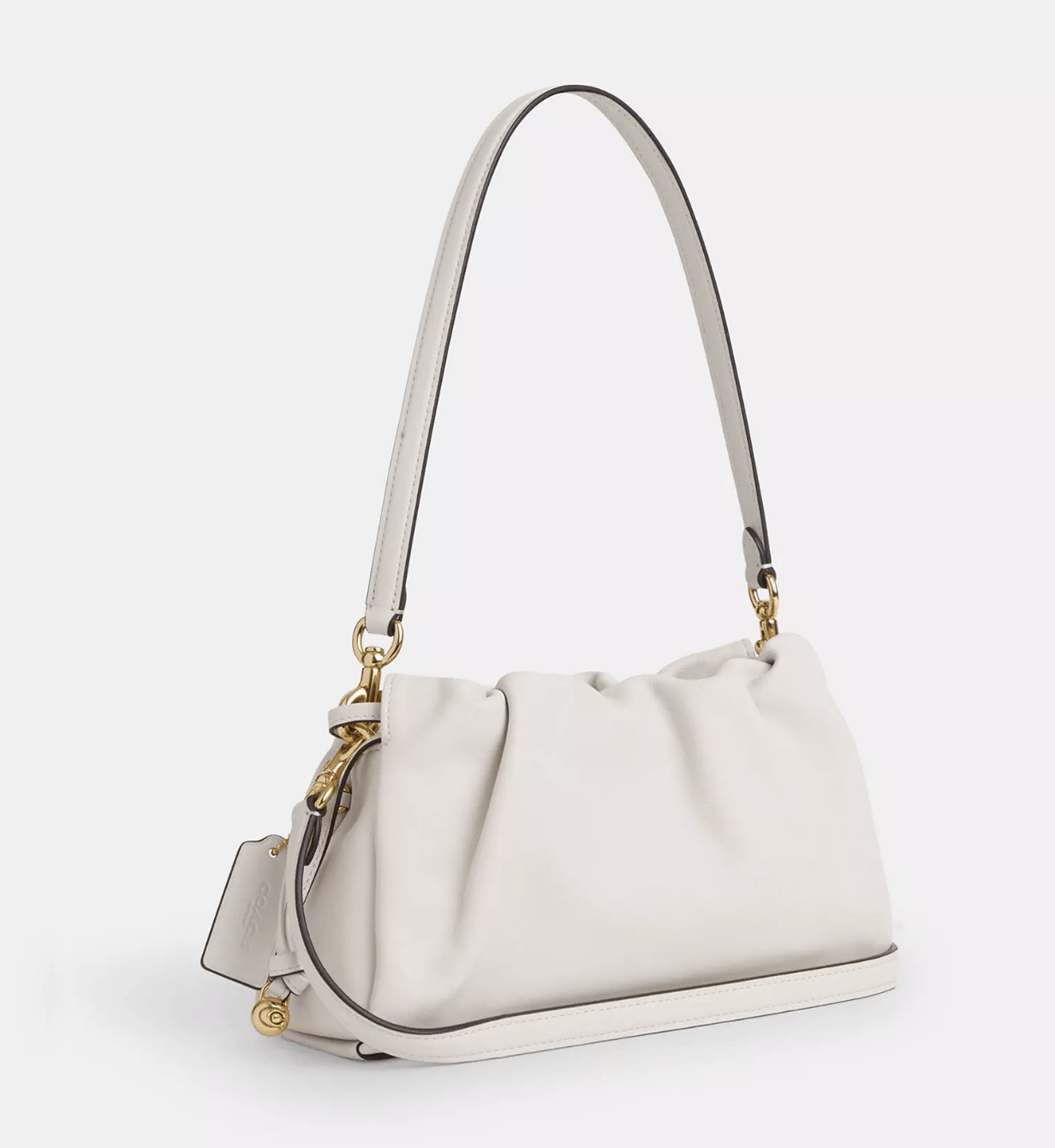 Coach NWT Coach Faye Shoulder Bag With Ruching CV529 Size ONE SIZE - 4 Thumbnail