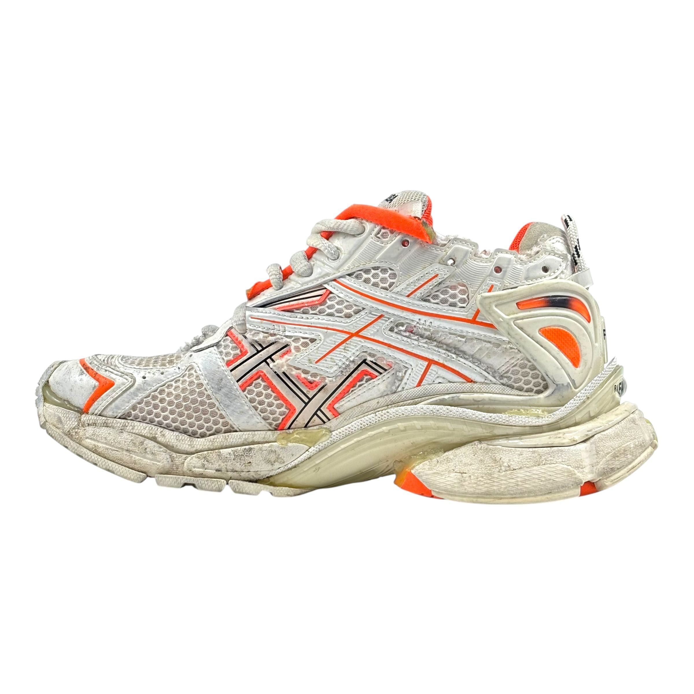 Balenciaga Runner Sneaker Orange & White Size US 7.5 / EU 40-41 - 1 Thumbnail