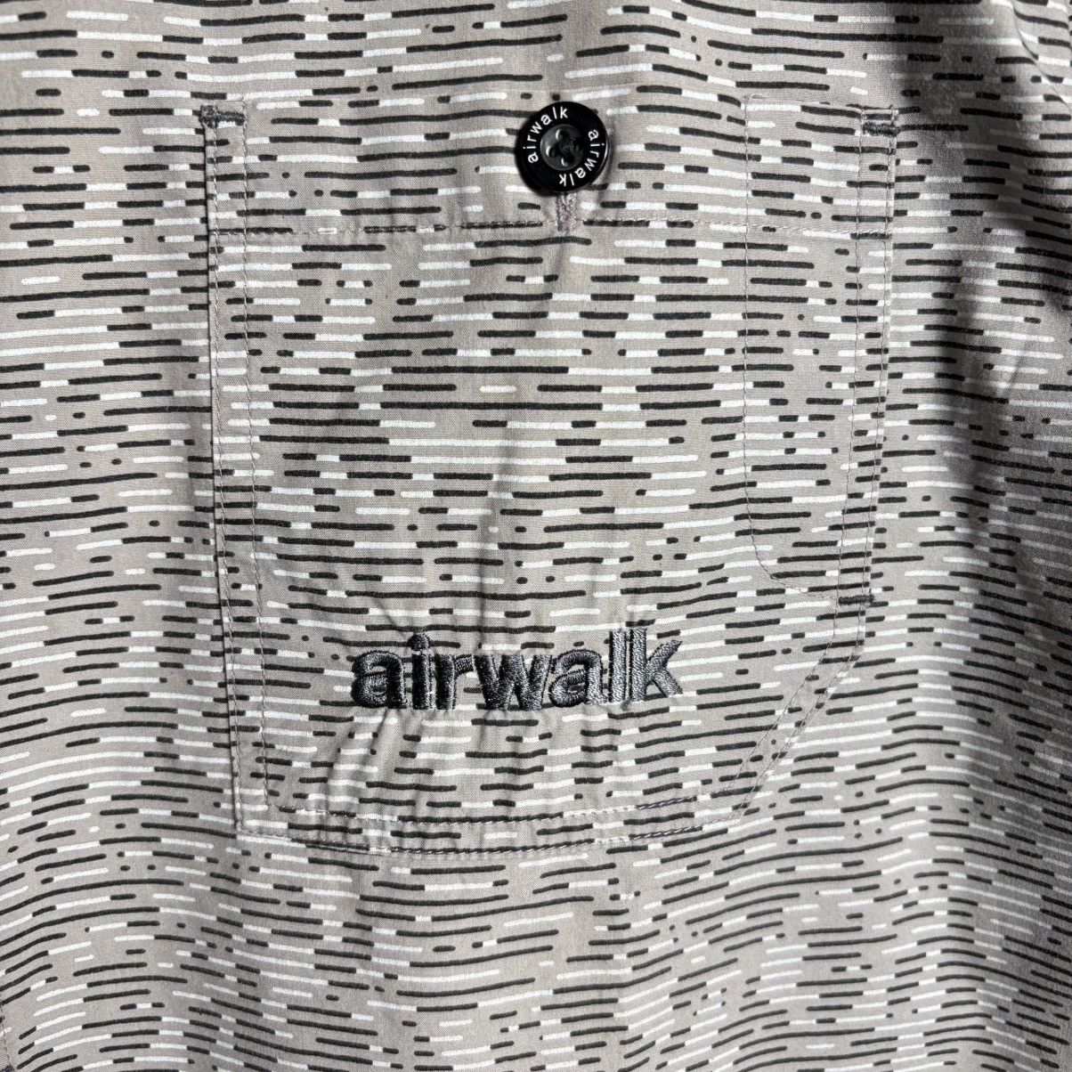 Airwalk Vintage Airwalk Skate Camo Striped Shirt Supreme Baker Krew Size US L / EU 52-54 / 3 - 3 Thumbnail