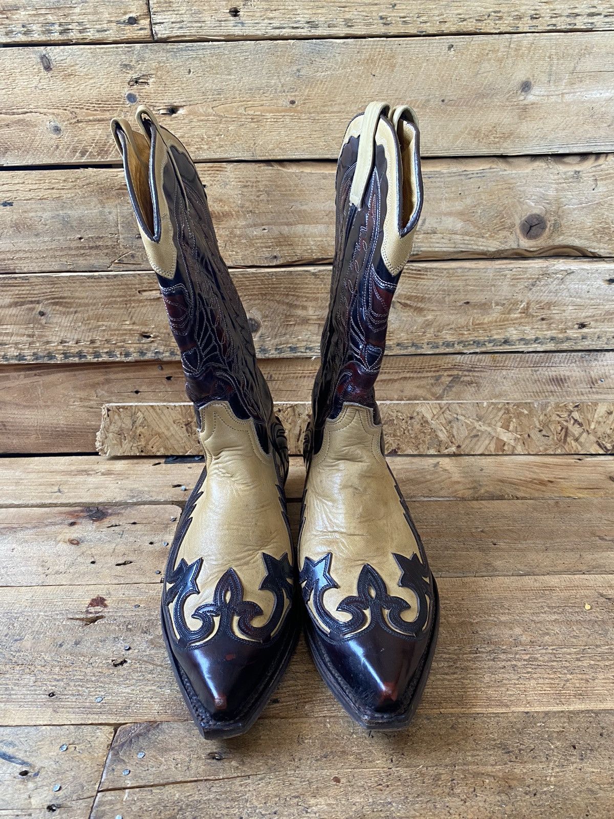 Cowboy Equipment Sendra western riding cowboy floral boots sz 42 Size US 8.5 / EU 41-42 - 1 Thumbnail