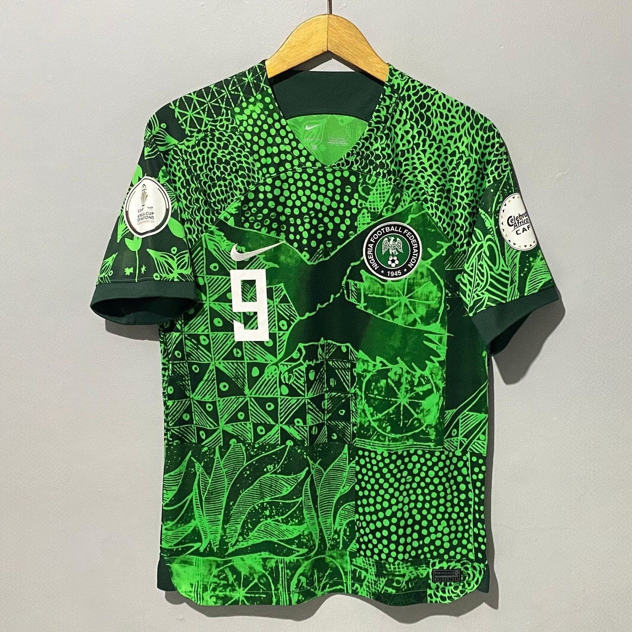 Nike Nigeria Afcon 2024 Home Jersey Victor Osimhen Size US M / EU 48-50 / 2 - 1 Thumbnail