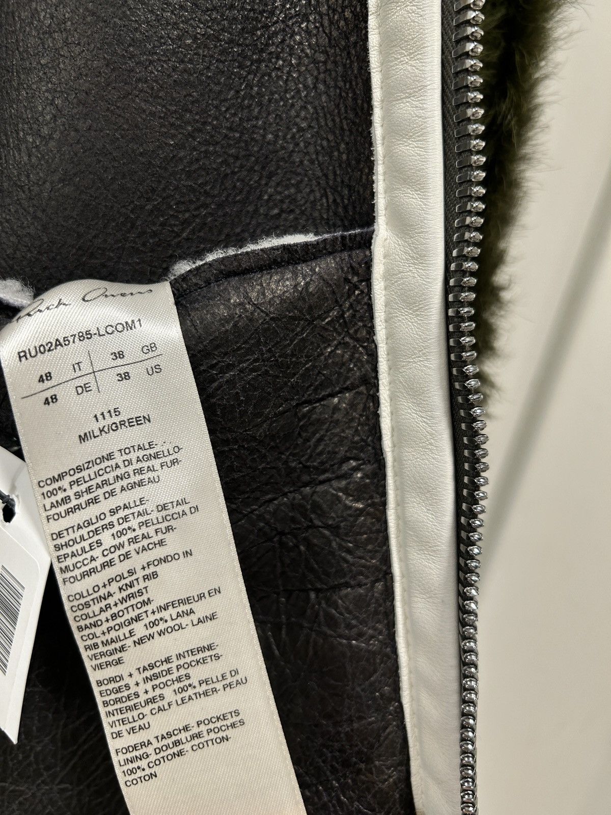 Rick Owens Rick Owens leather zip bomber jacket Size US M / EU 48-50 / 2 - 2 Thumbnail