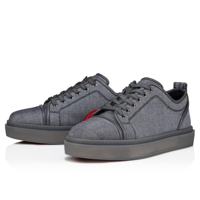 Christian Louboutin Adolon Junior Lin Sneaker in Grey Size US 6 / EU 39 - 1 Thumbnail