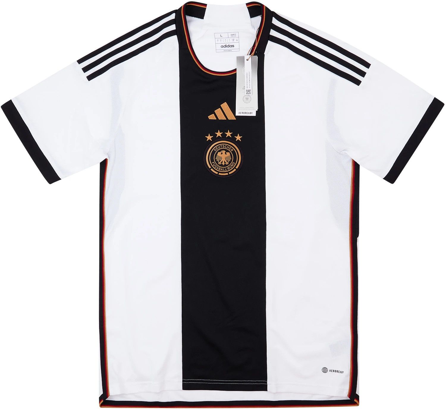 Adidas 2022-23 GERMANY HOME JERSEY L Size US L / EU 52-54 / 3 - 1 Thumbnail