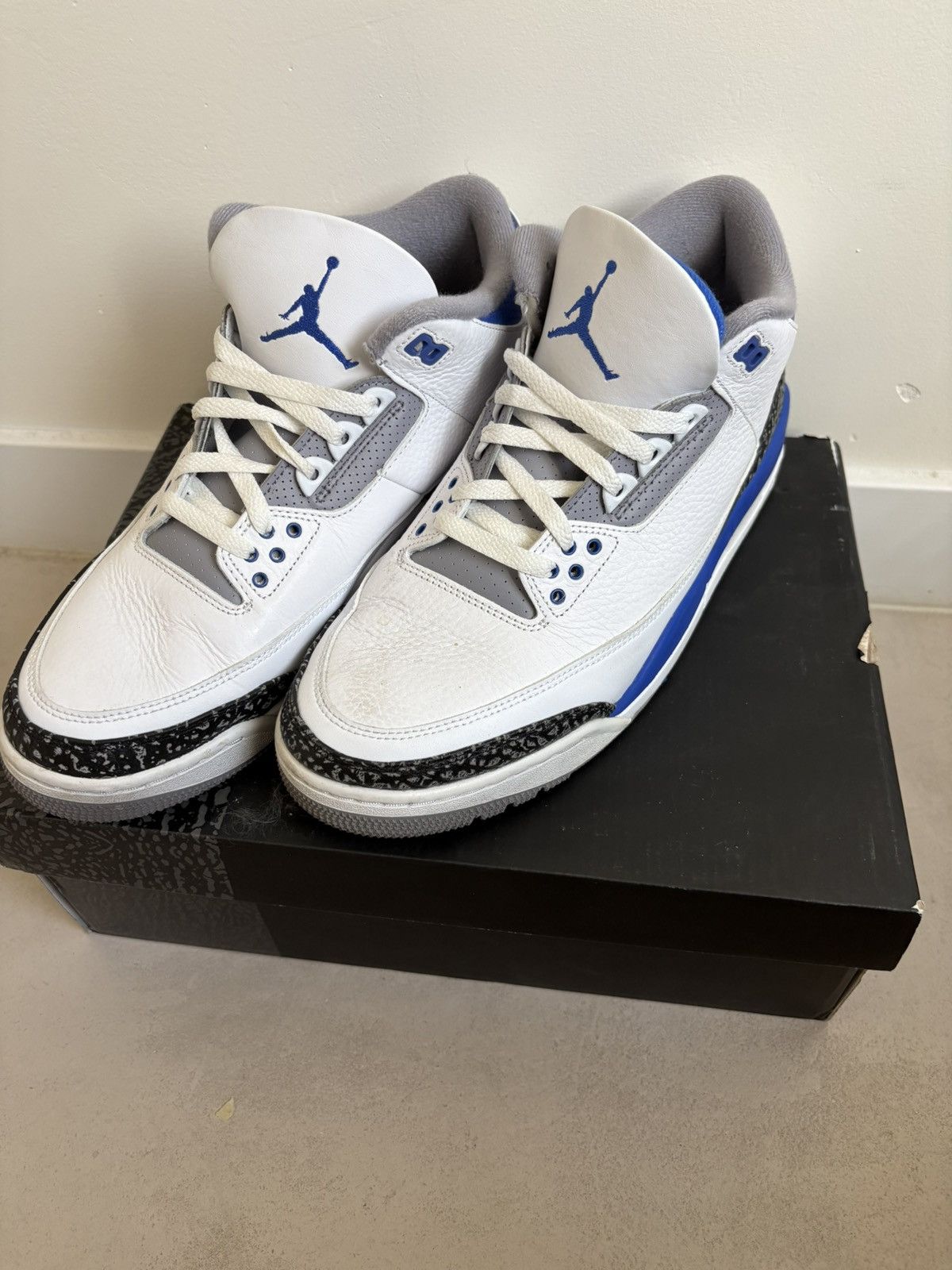Nike Nike Jordan 3 Retro Racer Blue Size US 11 / EU 44 - 1 Thumbnail
