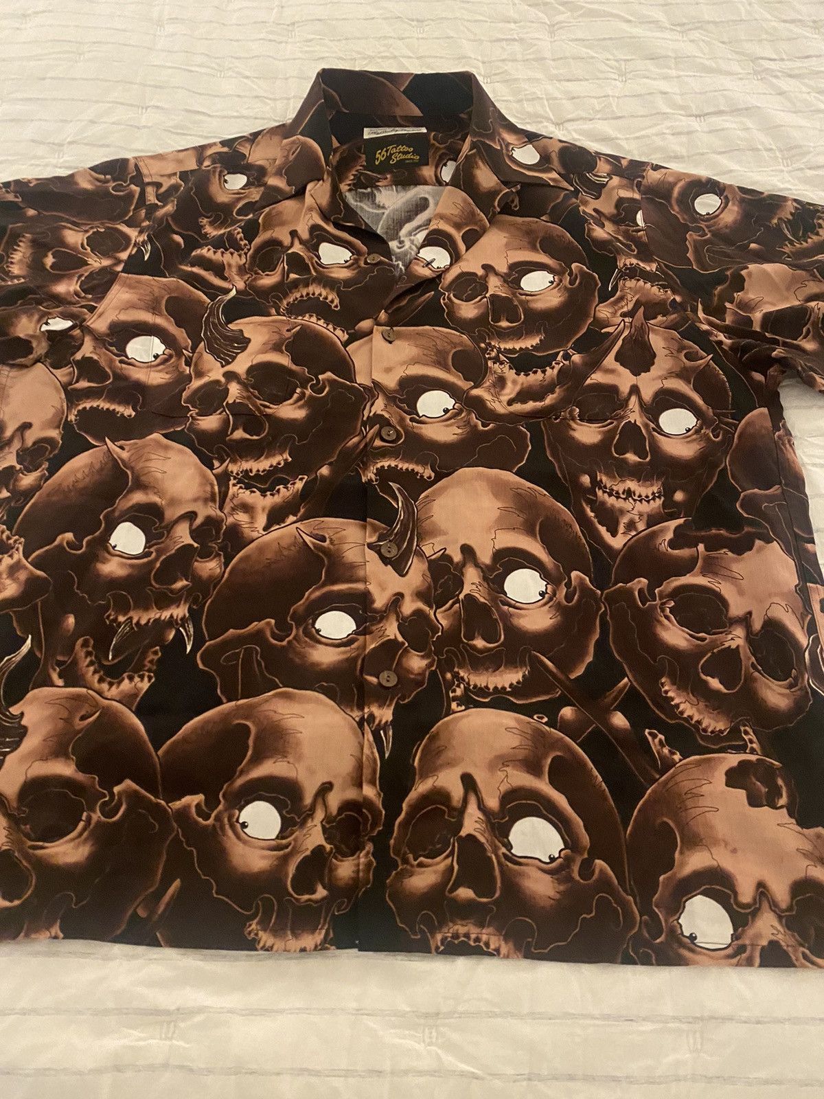 Wacko Maria Wacko Maria x 56 Tattoo Studio Edition Graphic Shirt XL Size US XL / EU 56 / 4 - 4 Thumbnail