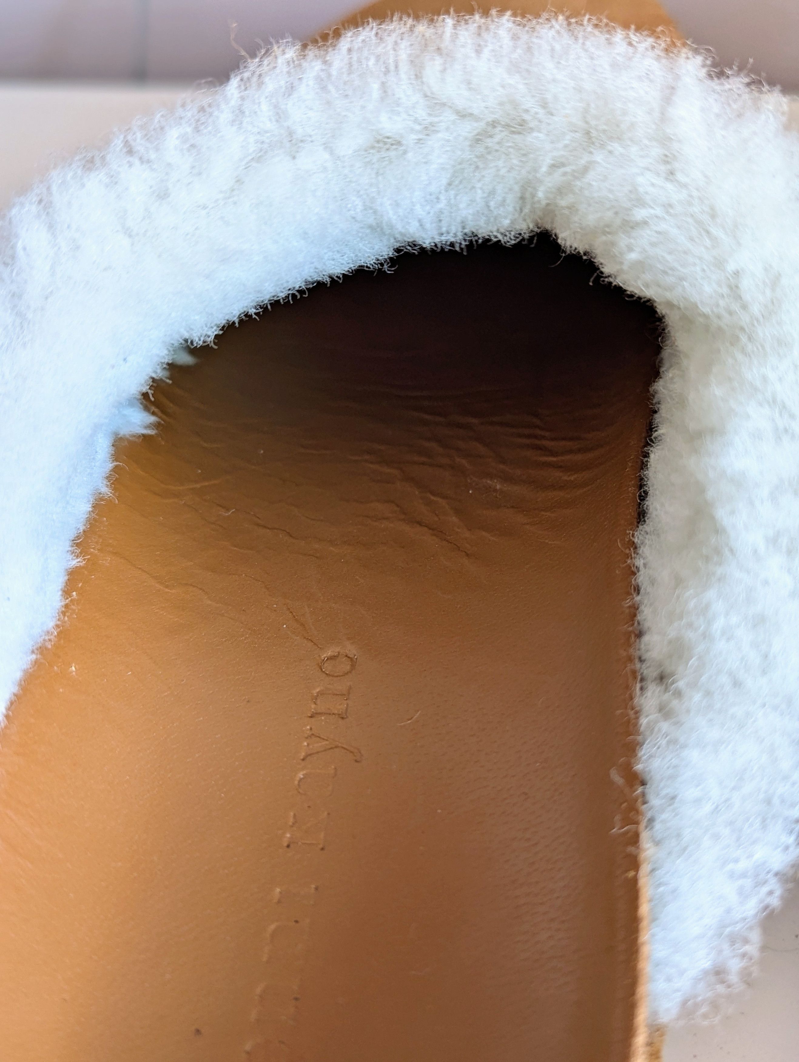 Other Jenni Kayne Shearling-Lined Moc Clog in Saddle Size 37 NWOT Size US 7 / IT 37 - 4 Thumbnail