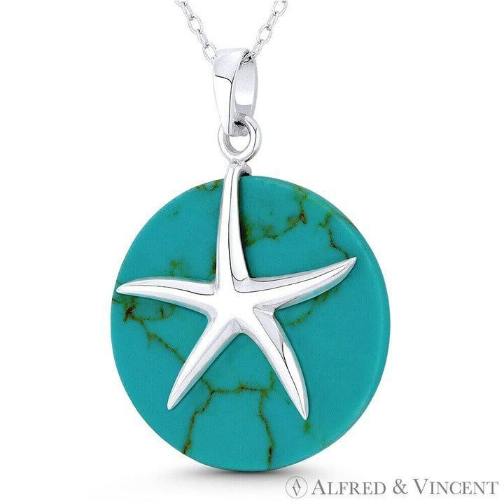 Other Starfish Sealife Charm Synthetic Turquoise Pendant Size ONE SIZE - 1 Preview