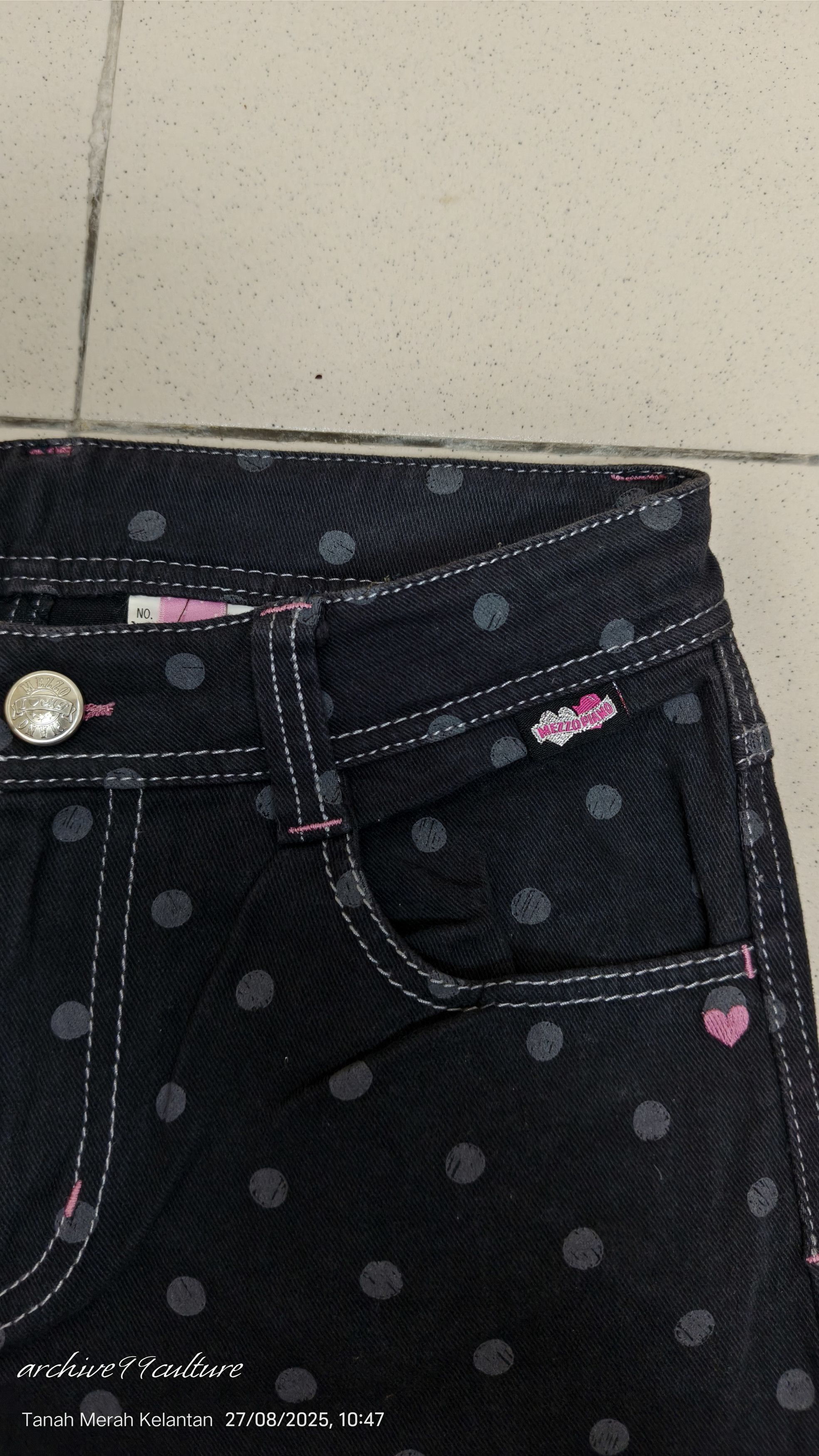Japanese Brand FW2000 MEZZO PIANO For candy girl jeans Size 28" / US 6 / IT 42 - 8 Thumbnail