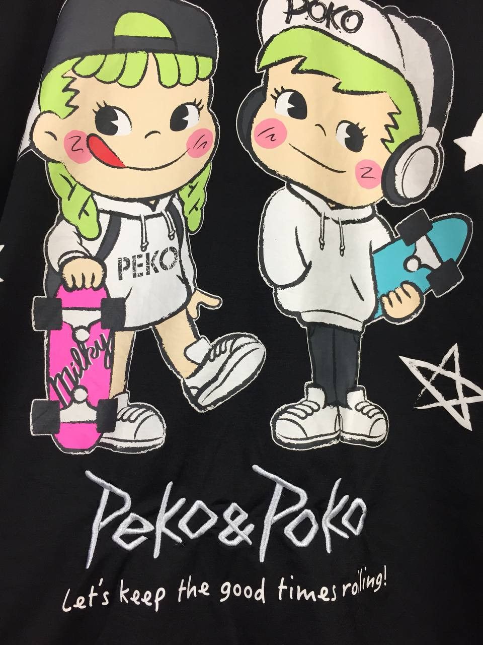 Japanese Brand Fujiya Co. Ltd Peko & Poko Skater Vibe Japan Anime Tee Size US XL / EU 56 / 4 - 4 Thumbnail