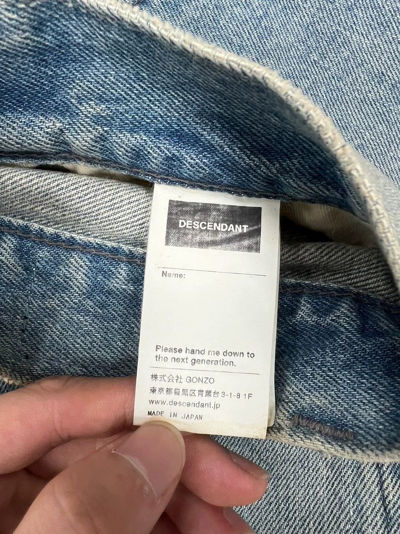 Descendant DCDT DESCENDANT Okayama Distressed Denim Pants Size US 30 / EU 46 - 6 Thumbnail