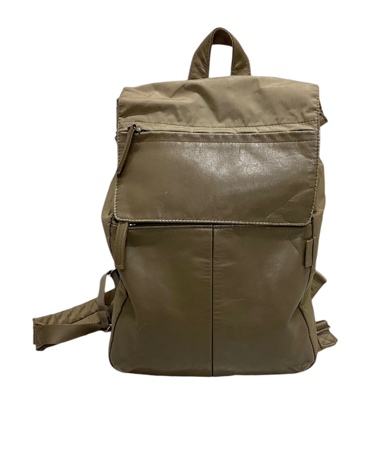 Yohji Yamamoto Y'saccs Leather Backpack Size ONE SIZE - 1 Thumbnail