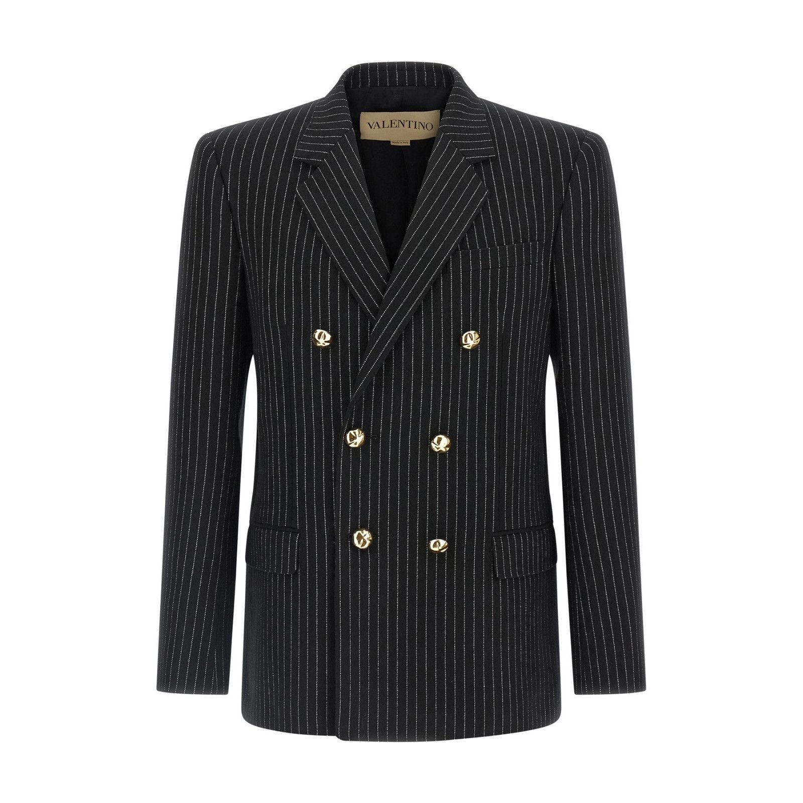 Valentino VALENTINO Black/White Wool Blazer Jacket New & Authentic (Me Size US L / EU 52-54 / 3 - 1 Thumbnail