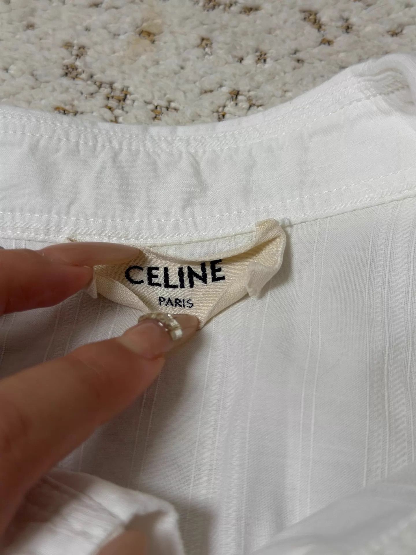 Celine Celine Triomphe Shirt 36 Size XS / US 0-2 / IT 36-38 - 3 Thumbnail
