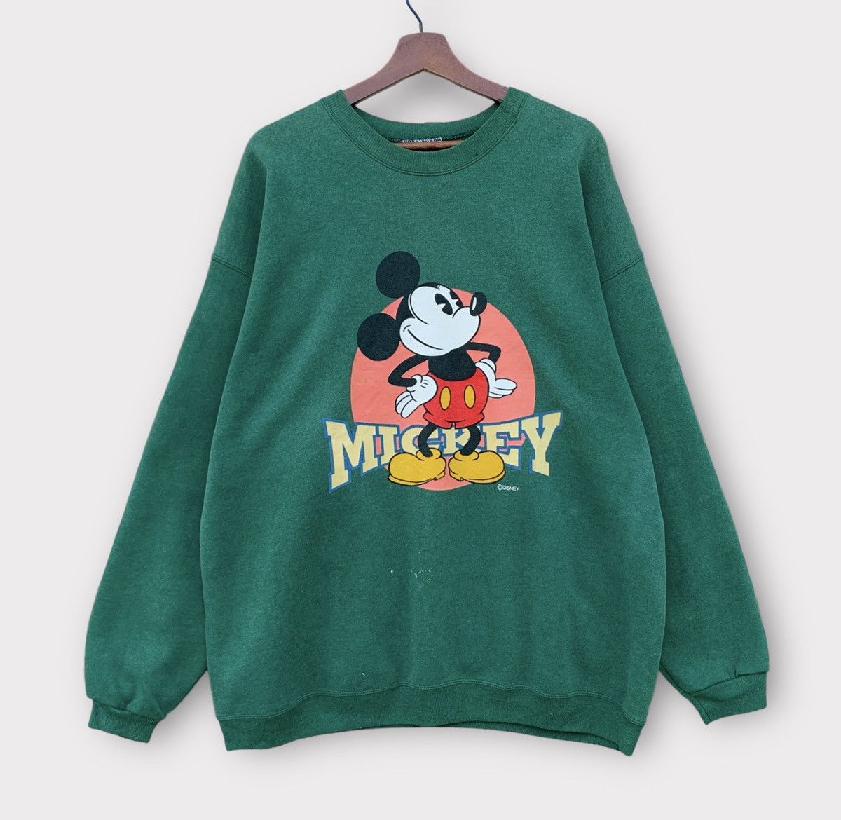 Cartoon Network × Disney × Vintage Vintage 90s Mickey Disney Crewneck Big Logo Size US L / EU 52-54 / 3 - 1 Thumbnail