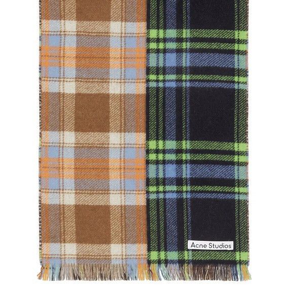 Acne Studios Acne Studios Vorata Patchwork Tartan Scarf Size ONE SIZE - 1 Thumbnail
