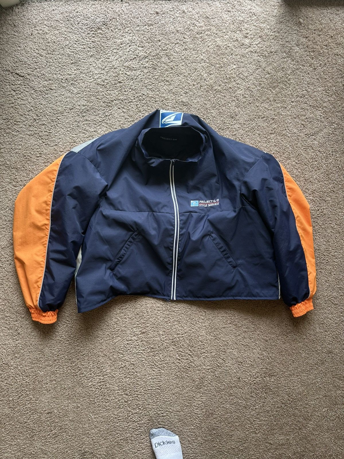 PROJECT G/R Project G/R Reversible Orange Navy Windbreaker 2 Size US L / EU 52-54 / 3 - 6 Thumbnail