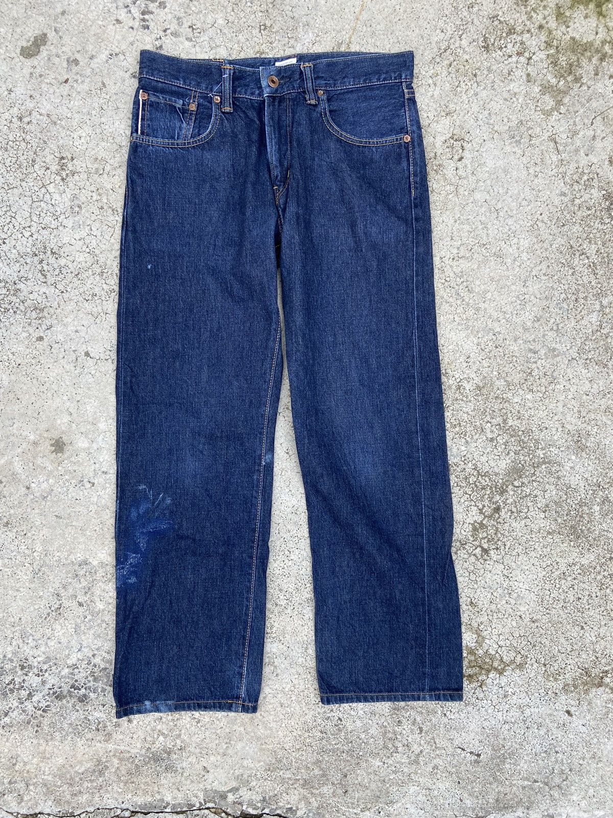 Beauty Beast 🔥 Vintage Edwin jeans Edwin 505 ZX selvedge Size US 31 - 1 Thumbnail